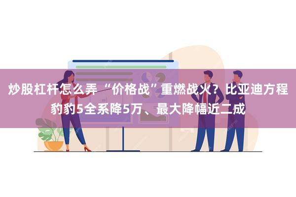 炒股杠杆怎么弄 “价格战”重燃战火？比亚迪方程豹豹5全系降5万、最大降幅近二成